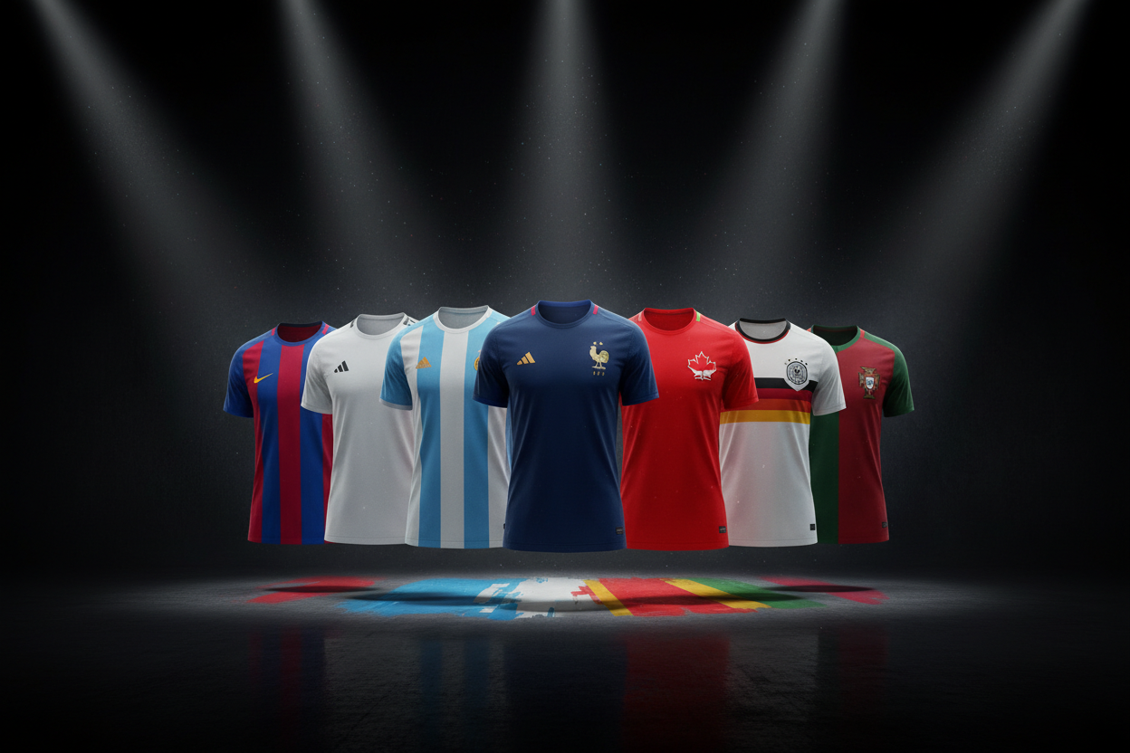 National Soccer Teams Jerseys- Player Version